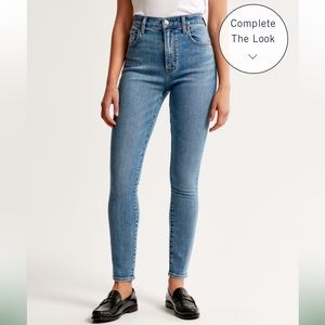 Abercrombie High Rise Super Skinny Jeans